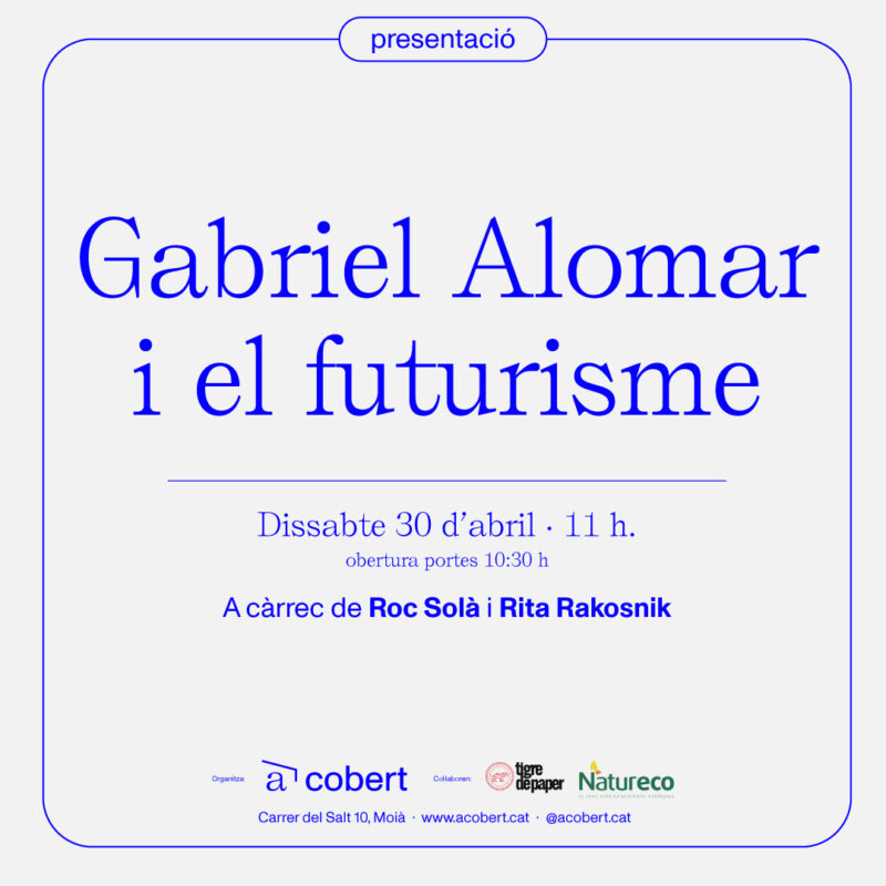 GABRIEL ALOMAR I EL FUTURISME
